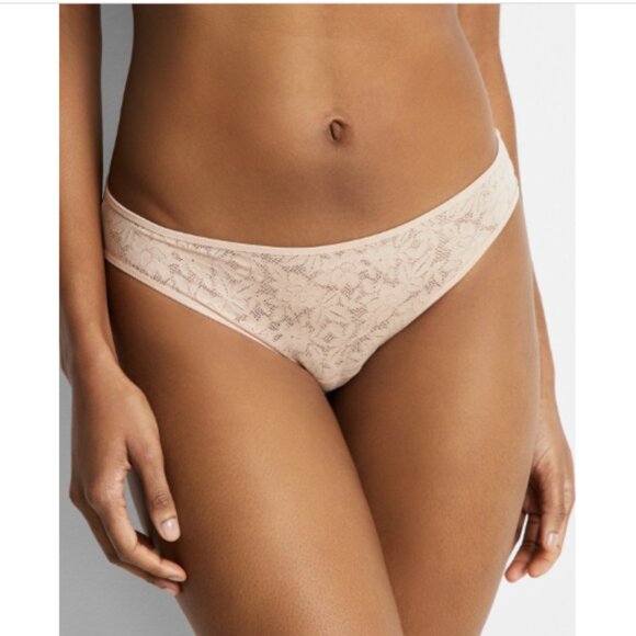State of Day Women's Mesh Lace Bikini Underwear, Nude Blush, NWT - Picture 1 of 3